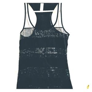 Black Sequin Tank
